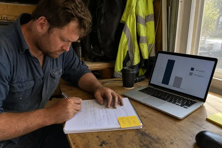 Marketing Budget for Australian Tradies: How to Split It Between Ads, SEO and Content in 2026