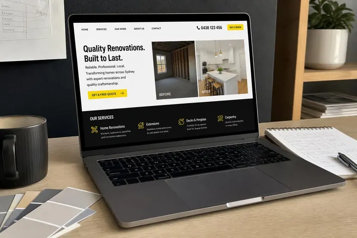 Best Homepage Layout for Tradie Websites (What Actually Converts)