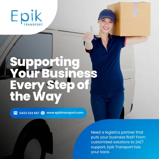 Epik Transport social post