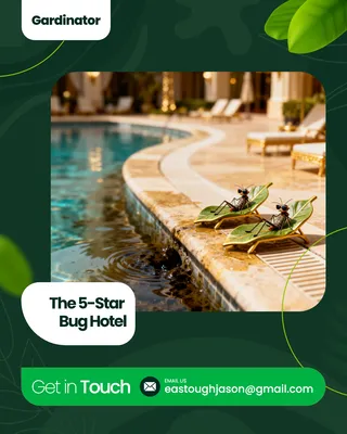 Social media post designed for Gardinator (Gardening)