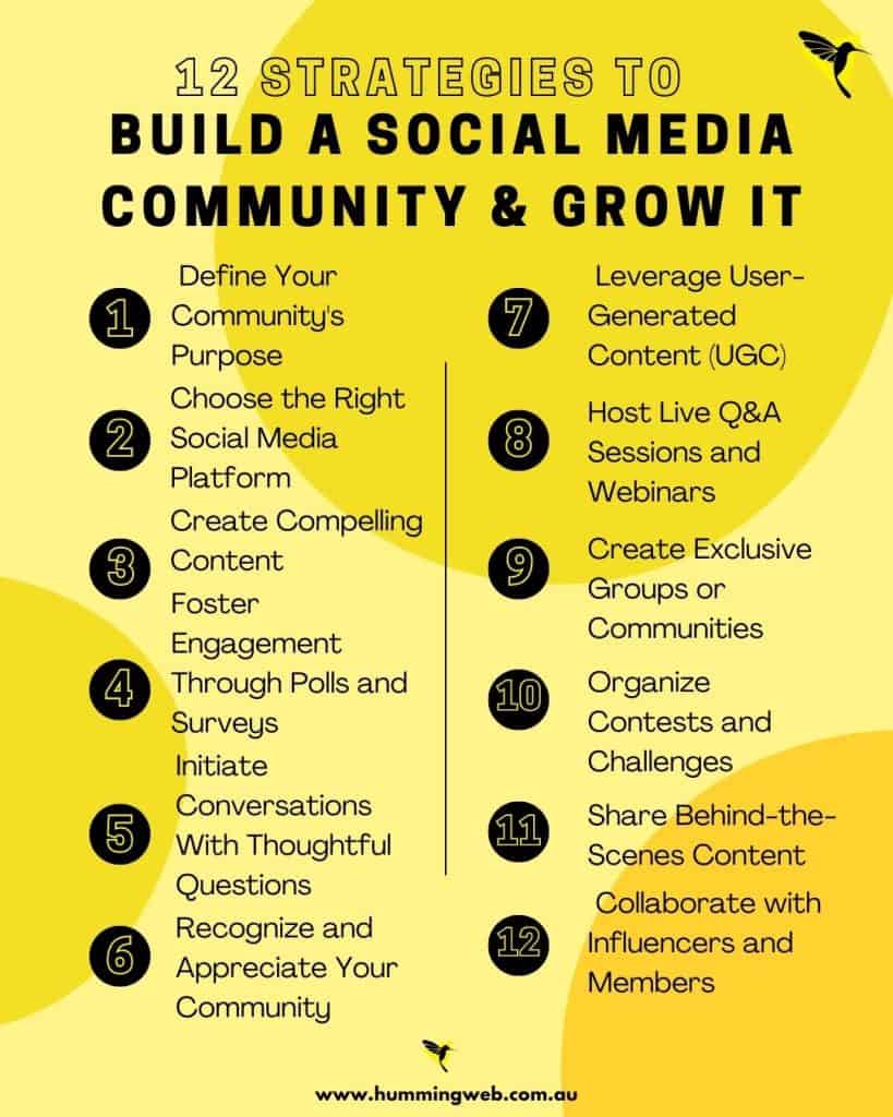building social media community and growing it