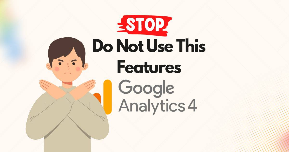 google analytics feature to avoid
