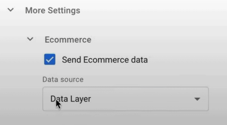 enable data layer