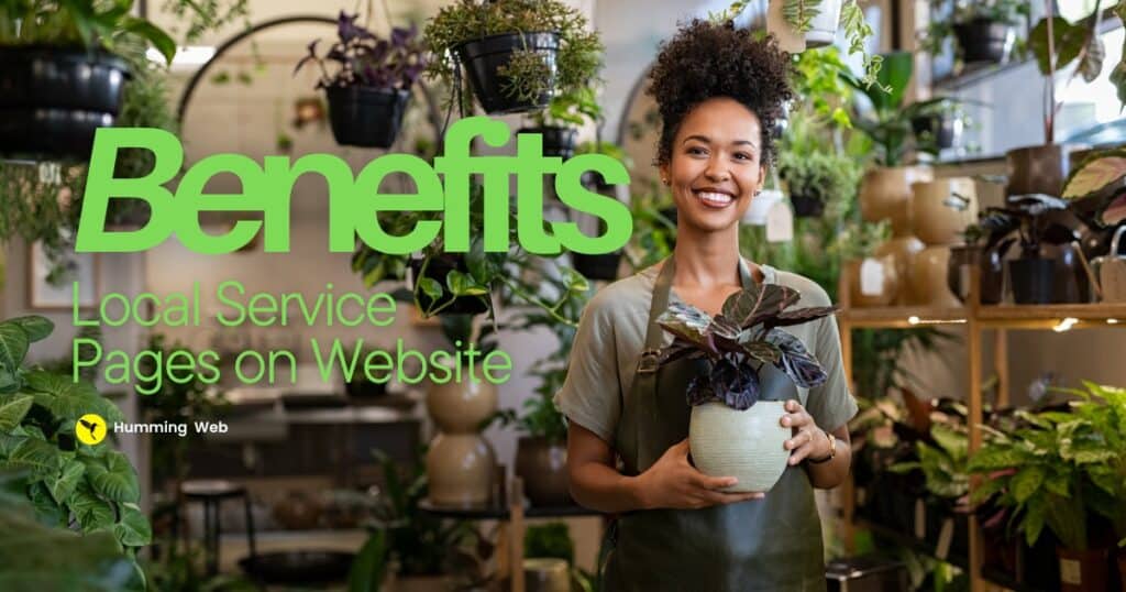local service pages on webites
