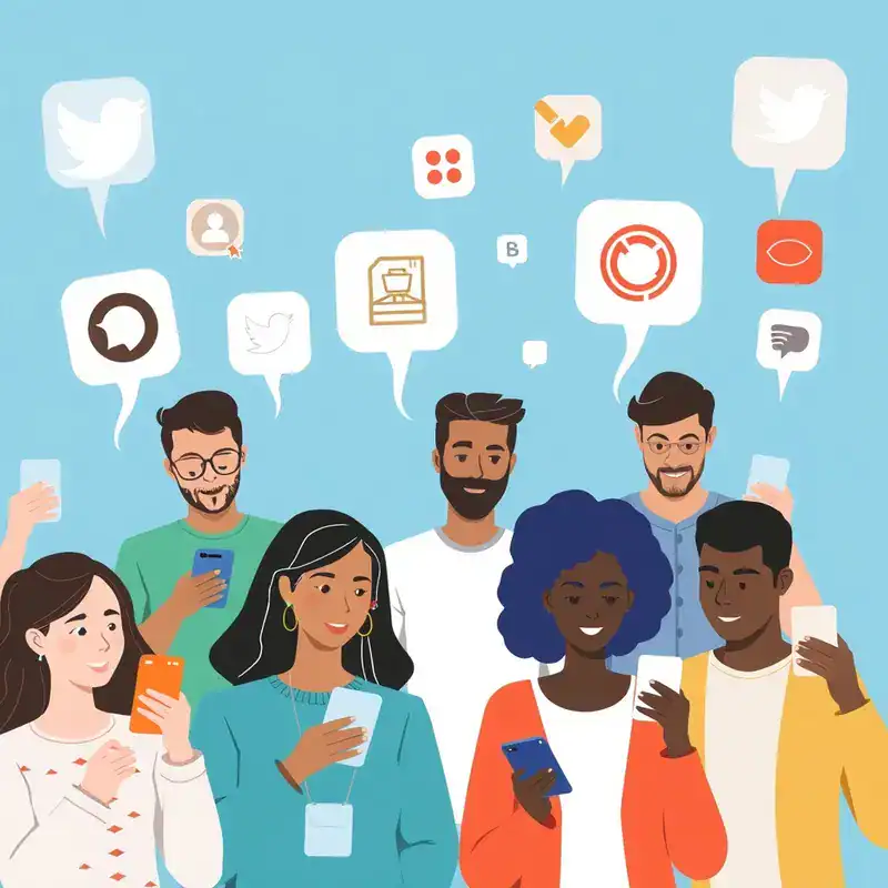 A small business owner working on social media marketing with minimal costs.